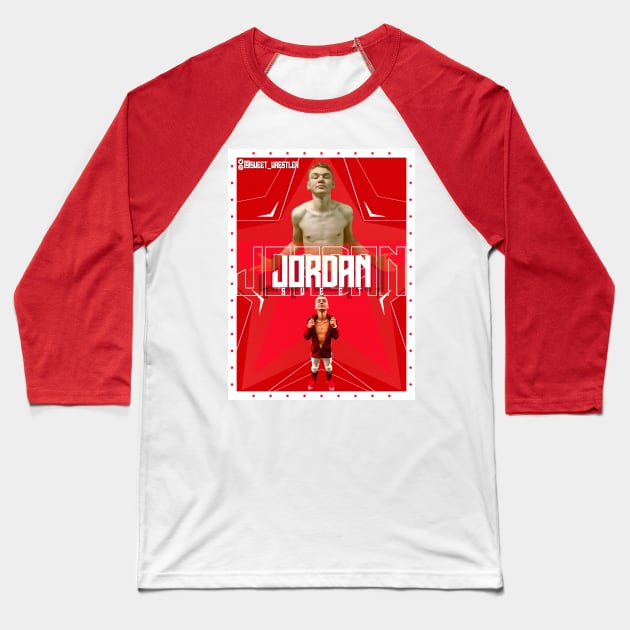 Jordan Sweet - STARS T-Shirt Baseball T-Shirt by Stay True Wrestling